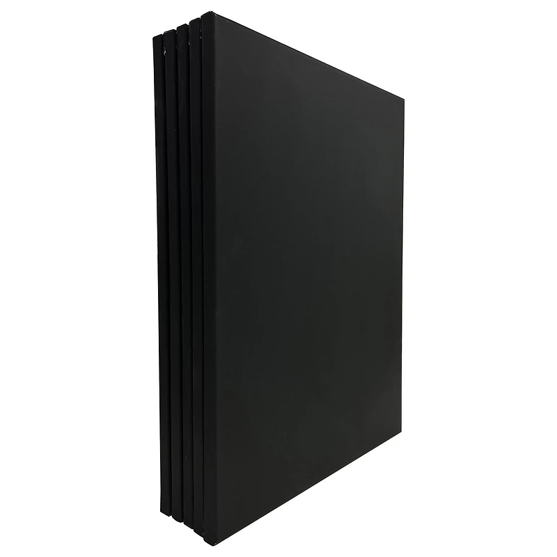5 Pack 16" x 20" Black Canvas Super Value Pack by Artist's Loft®