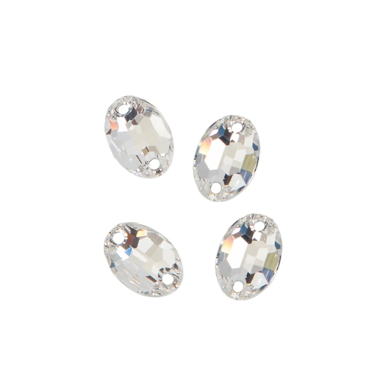 10mm x 7mm Oval Sew-On Austrian Crystals by Bead Landing