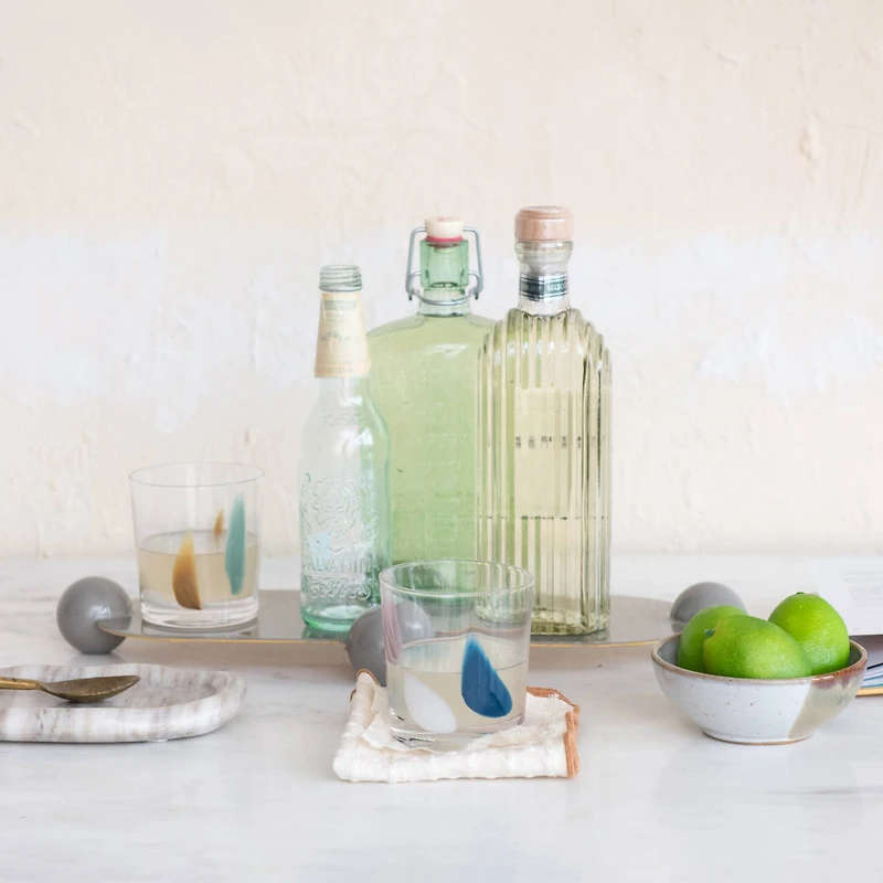 Hello Honey® 5" Tan & White Earthen Charm Stoneware Bowls, 4ct.