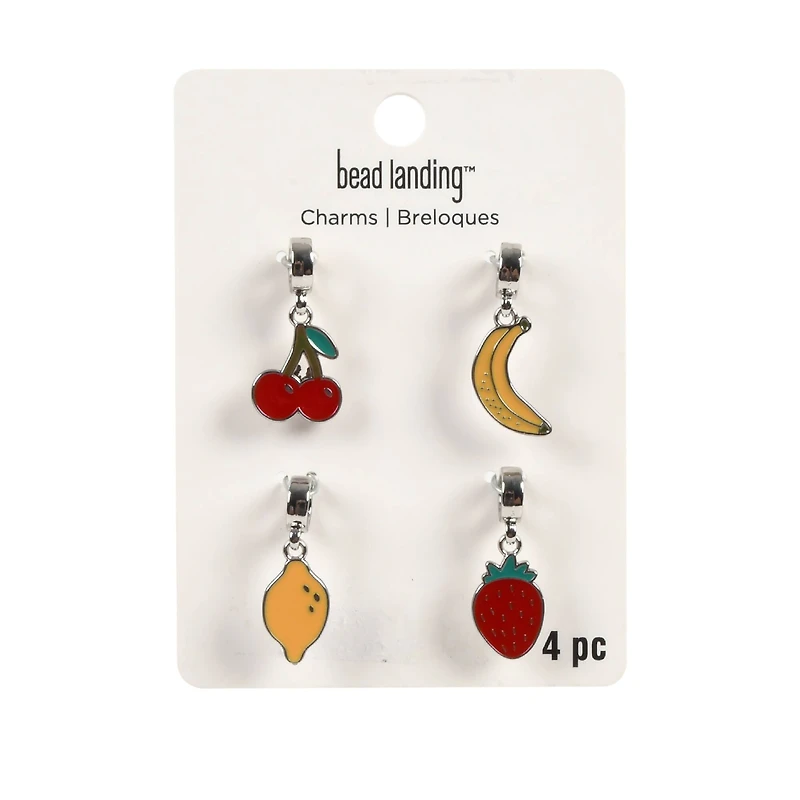 Slide-On Fruit Charm Set by Bead Landing™