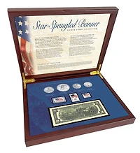 American Coin Treasures Star Spangled Coin & Stamp Box Set