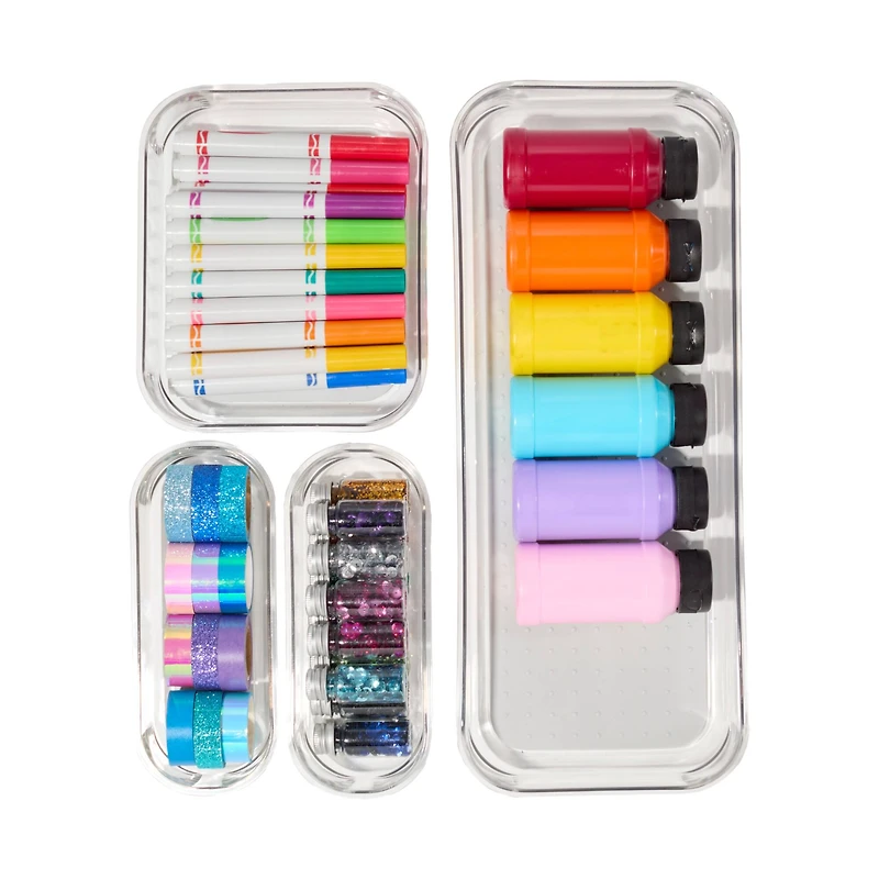 madesmart® 4-Piece Craft Bin Set