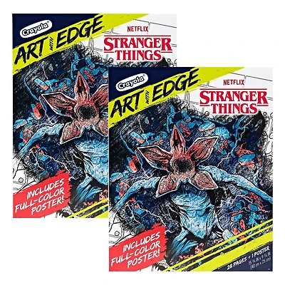 Crayola® Art with Edge Stranger Things Coloring Book, 2ct.