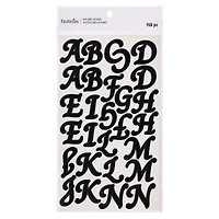Large Elegant Black Alphabet Stickers Recollections™