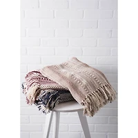 DII® Stone Braided Stripe Throw