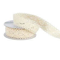 12 Pack: 1" x 2yd. Lace Trim Ribbon by Celebrate It®