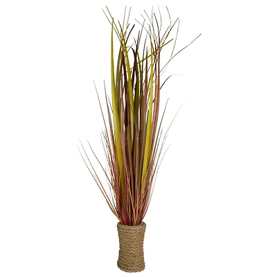 2.8ft. Red Grass Plant in Rope Pot