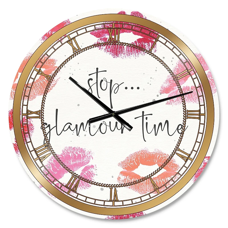 Designart Chic Accents VI Glam Wall Clock