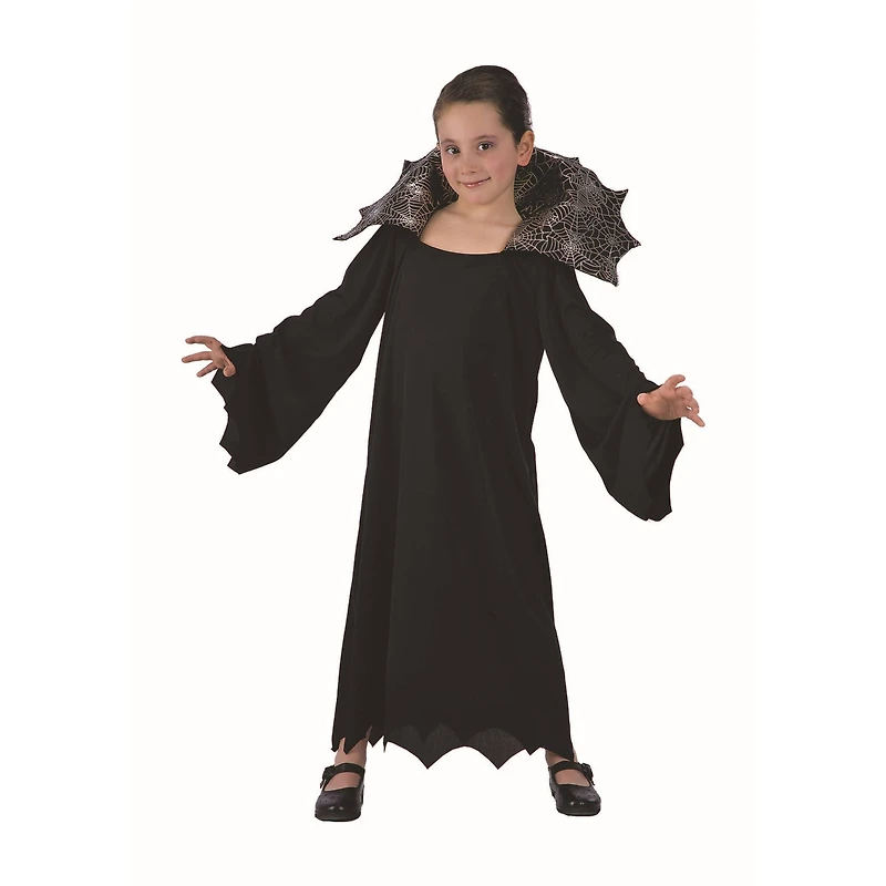 Black & Gray Vampire Girl's Costume