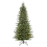 10ft. Pre-Lit Slim Balsam Artificial Fir Tree, Clear Lights