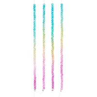 Rainbow Glass Faceted Round Beads, 3.5mm by Bead Landing™