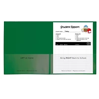 C-Line® Green Classroom Connector™ School-To-Home Folders, 25ct.