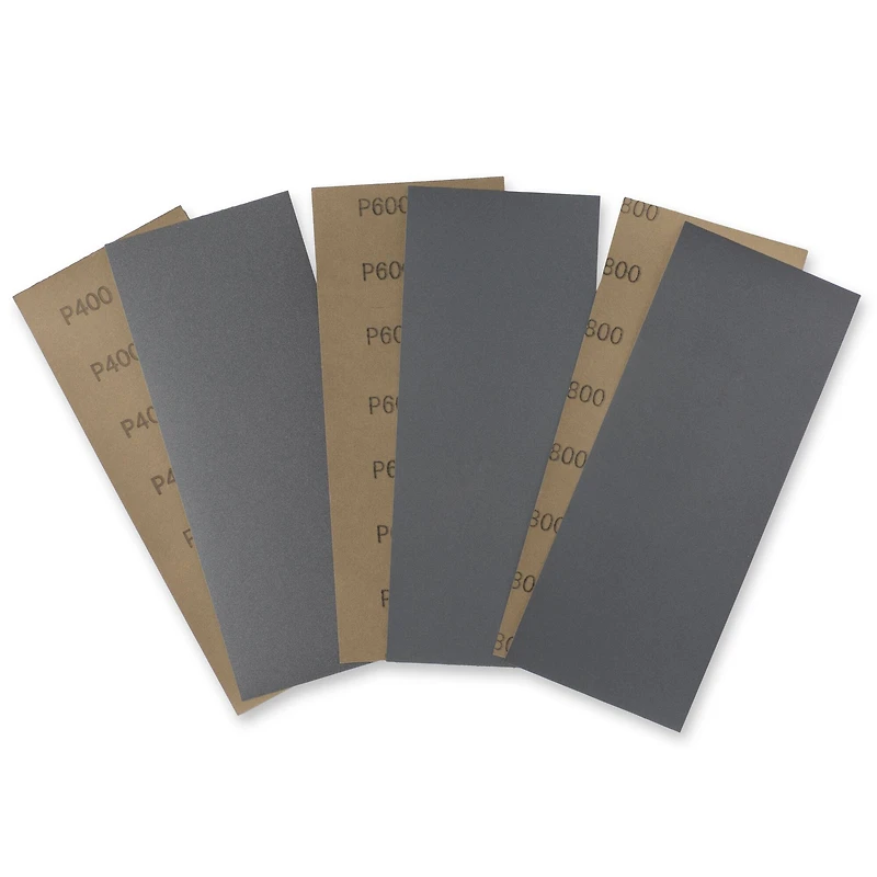 12 Packs: 6 ct. (72 total) Mixed Medium Grit Sandpaper Sheets by Craft Smart®, 3.5" x 9"