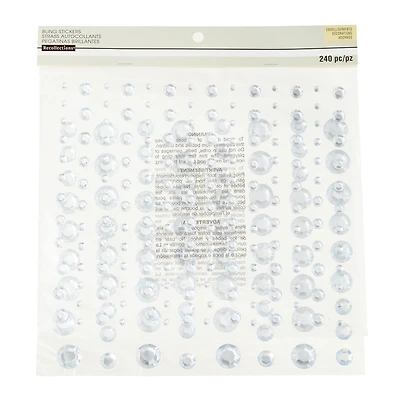 12 Pack: Clear Adhesive Rhinestone Value Pack By Recollections™