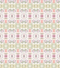 Suzanne Nicoll Mirrored Geometric Cotton Fabric