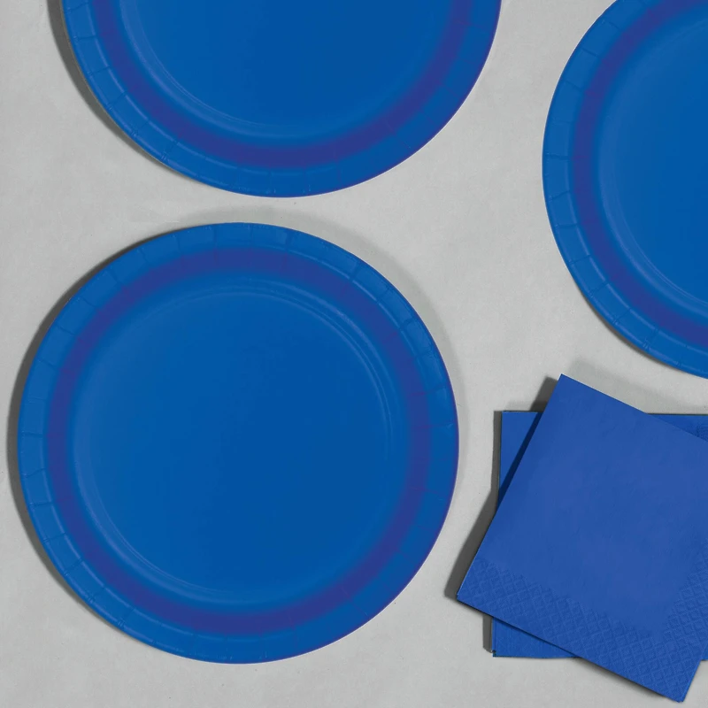 9" Solid Paper Plates