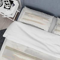 Designart 'Geometric Neutral Form IV' Geometric Bedding Set