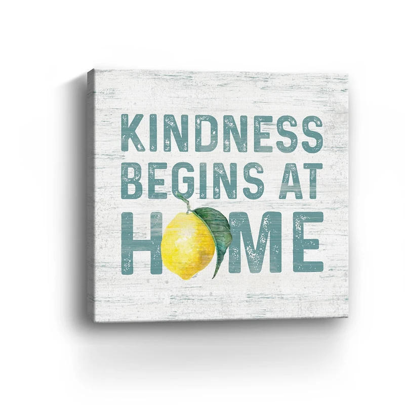 Happy Thoughts VIII On White Canvas Giclee