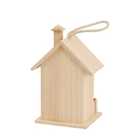6 Pack: 8" Heart & Fence Wood Birdhouse by Make Market®