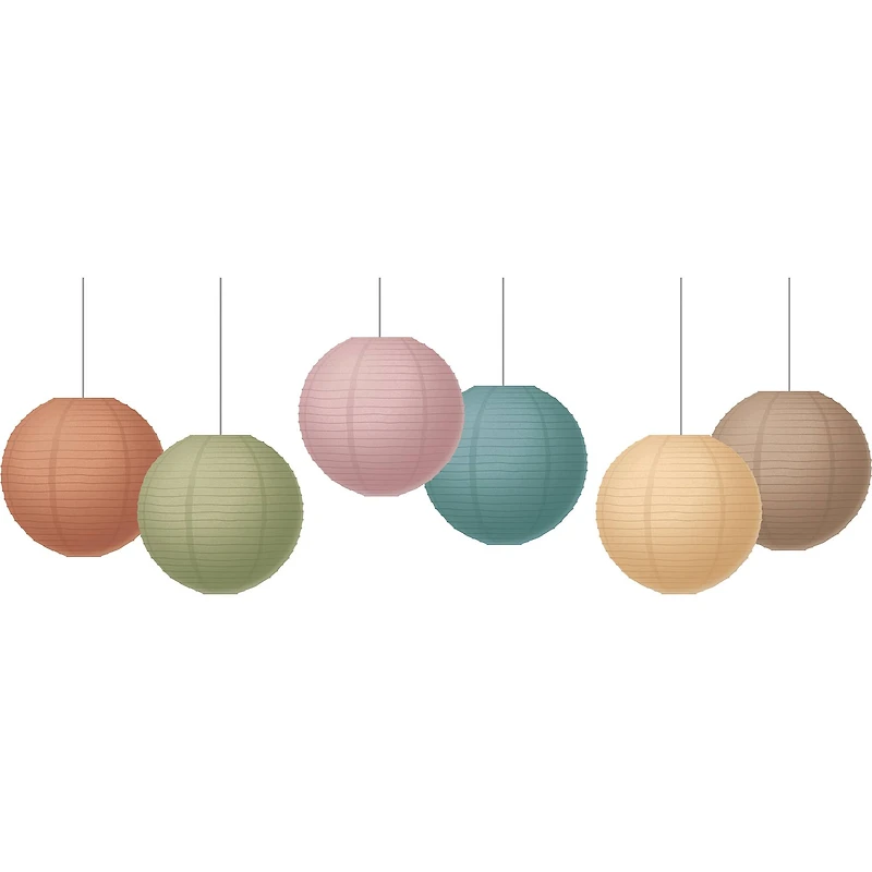 Teacher Created Resources® Everyone is Welcome Hanging Paper Lanterns, 3 Packs of 18.