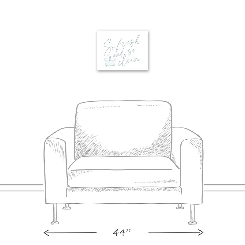 So Fresh And So Clean 14" x 11" Canvas Wall Art