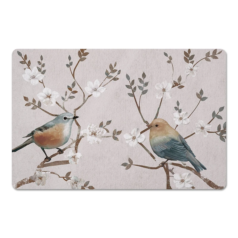 Bird On Branches 18" x 27" Floor Mat