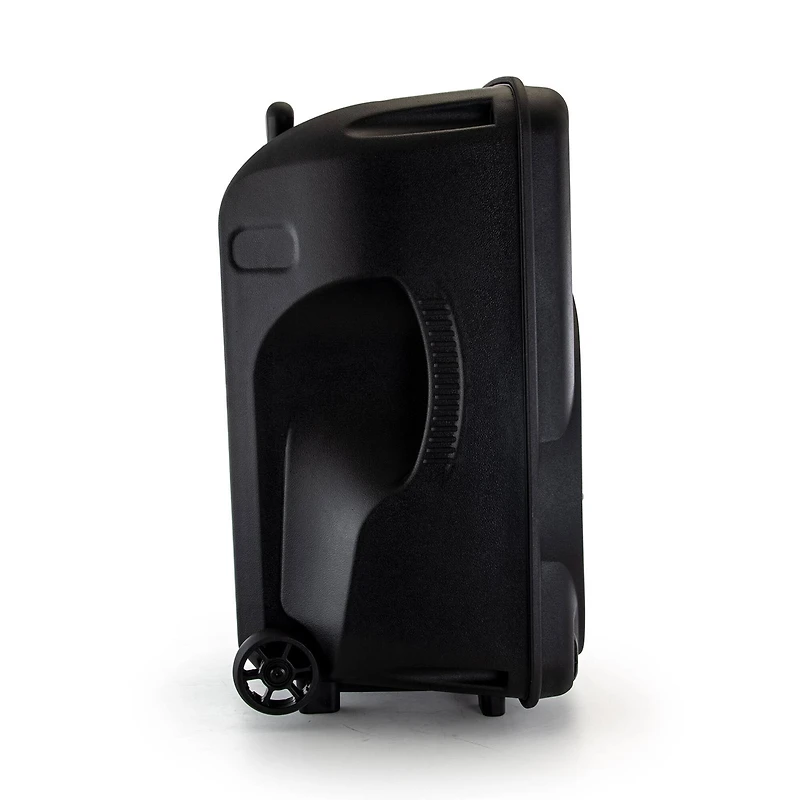 beFree Sound 12" 2500 Watt Bluetooth Portable Party PA Speaker With Illuminating Lights & USB