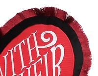 16" Off with Their Heads Heart Accent Pillow by Ashland®