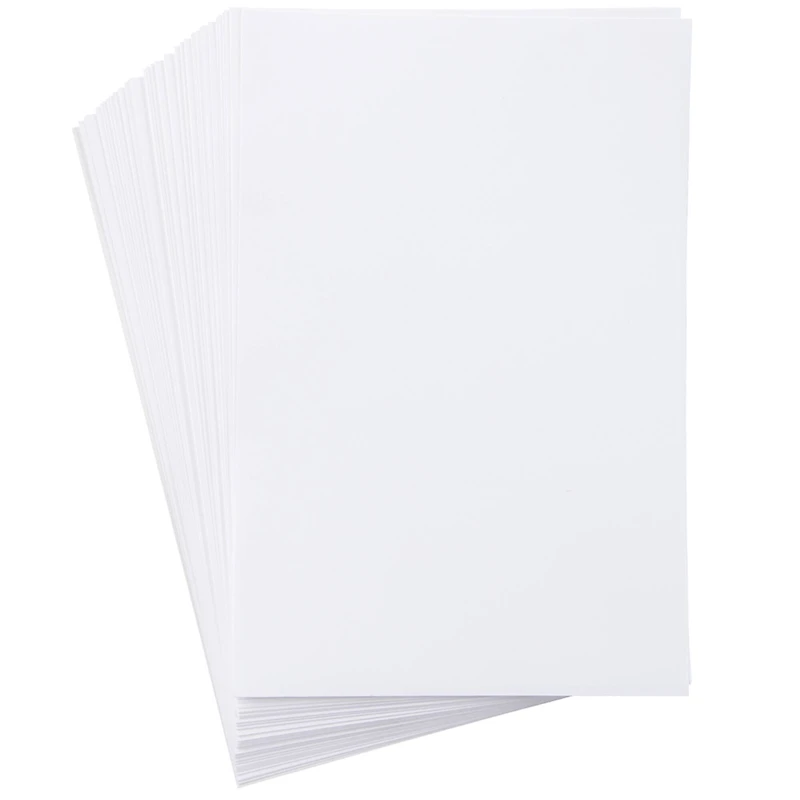 JAM Paper Ultimate White Wove 6" x 9" 24lb. Strathmore Paper, 100 Sheets