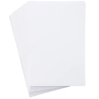 JAM Paper Ultimate White Wove 6" x 9" 24lb. Strathmore Paper, 100 Sheets