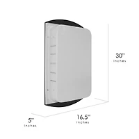 Head West Beveled Eclipse Arched 16" x 30" Recessed Medicine Cabinet Accent Vanity Mirror