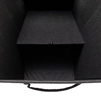 Household Essentials Narrow Collapsible Laundry Hamper with Liner & Lid