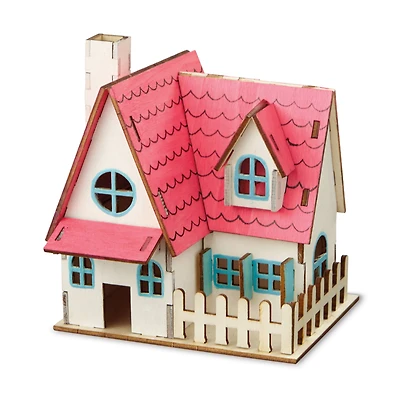 House Color-In 3D Wood Puzzle by Creatology™