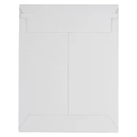 JAM Paper 7" x 9" White Flat Photo Mailer Peel & Seal Closure Envelopes, 6ct.