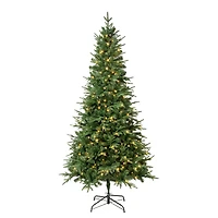7.5ft. Pre-Lit Feel-Real® Duxbury Artificial Christmas Tree, Warm White LED Lights