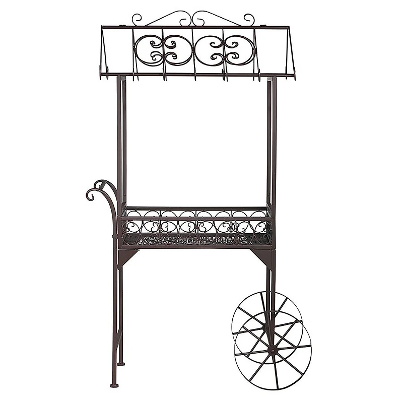 Design Toscana 56.5" Jardin a la Francaise Flower Pushcart