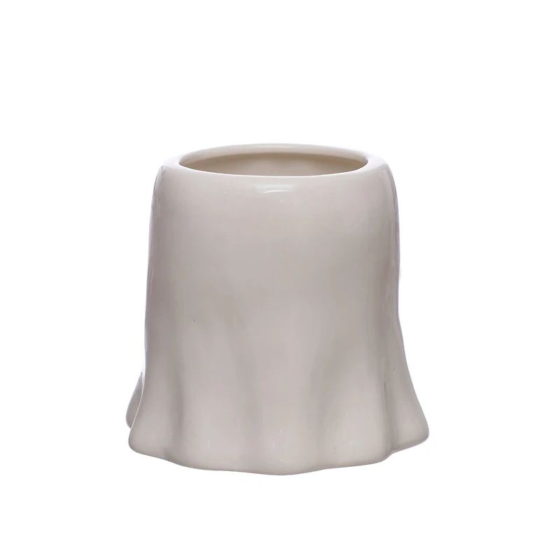 4.5" White Ghost Ceramic Decorative Container by Ashland®