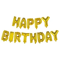 Happy Birthday Gold Foil Balloon Banner Kit By Celebrate It™