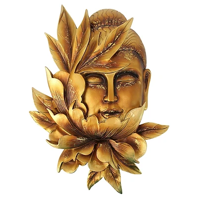 Design Toscano Enlightened Deities Buddha Wall Sculpture