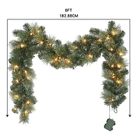 6ft. Pre-Lit Celebration Pine Garland by Ashland®