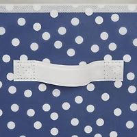 DII® 13" French Blue & White Dots Storage Cube, 2ct.