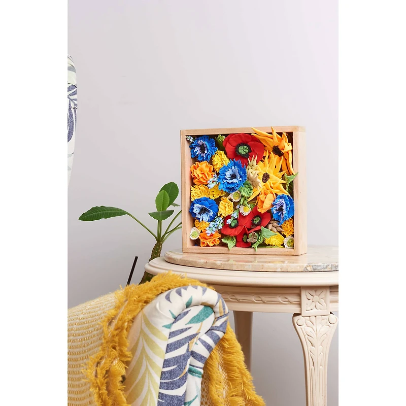 OKTO DIY Wood & Craft Freedom Flowers Clay Kit