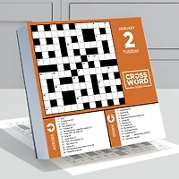 TF Publishing 2024 Crossword Puzzles Daily Desktop Calendar
