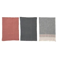 Hello Honey® Solid Cotton Tea Towels Set, 3ct.