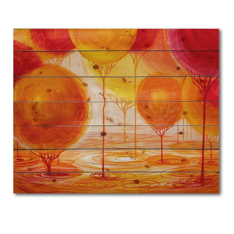 Designart - Colourful Ornamental Trees II