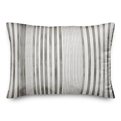 Stripes Watercolor Throw Pillow