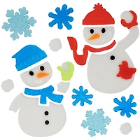 Double-Sided Christmas Gel Window Clings, 6ct.