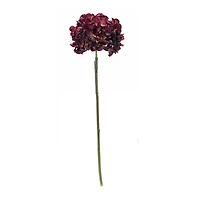 22.75" Deep Red Hydrangea Flower Stems, 6ct.