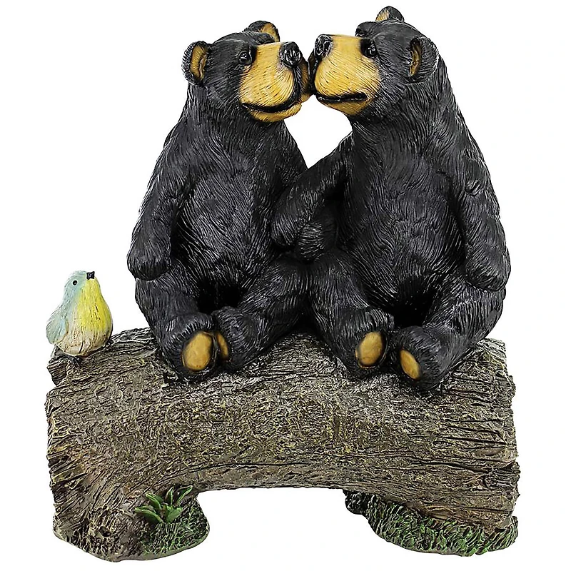 Design Toscano 13" Best Bear Buddies Garden Statue