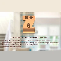 HangZ™ 15lb. Canvas Sawtooth Hooks, 50ct.